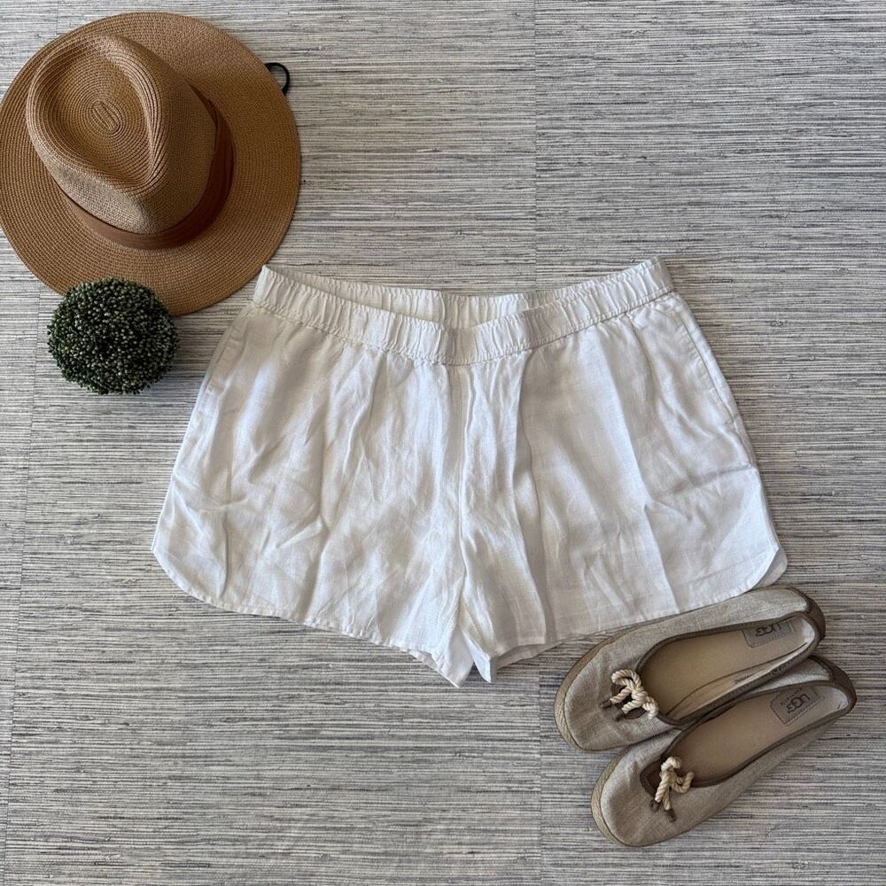 Vineyard Vines Linen Shorts White Size Large K